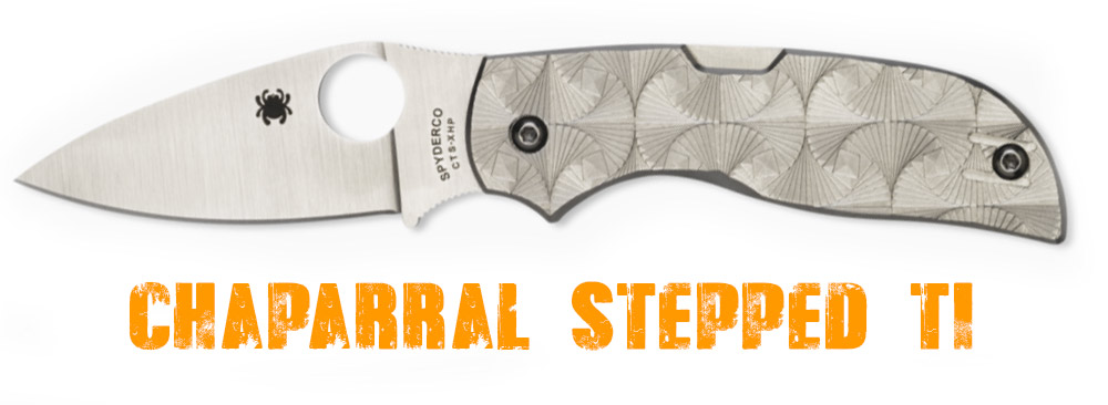 Spyderco Chaparral Stepped titanium