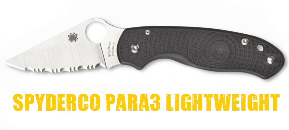 spyderco para3 lightweight