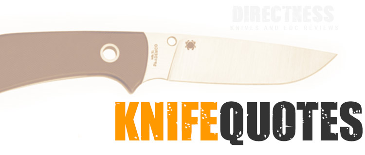 Best Knife Quotes Online