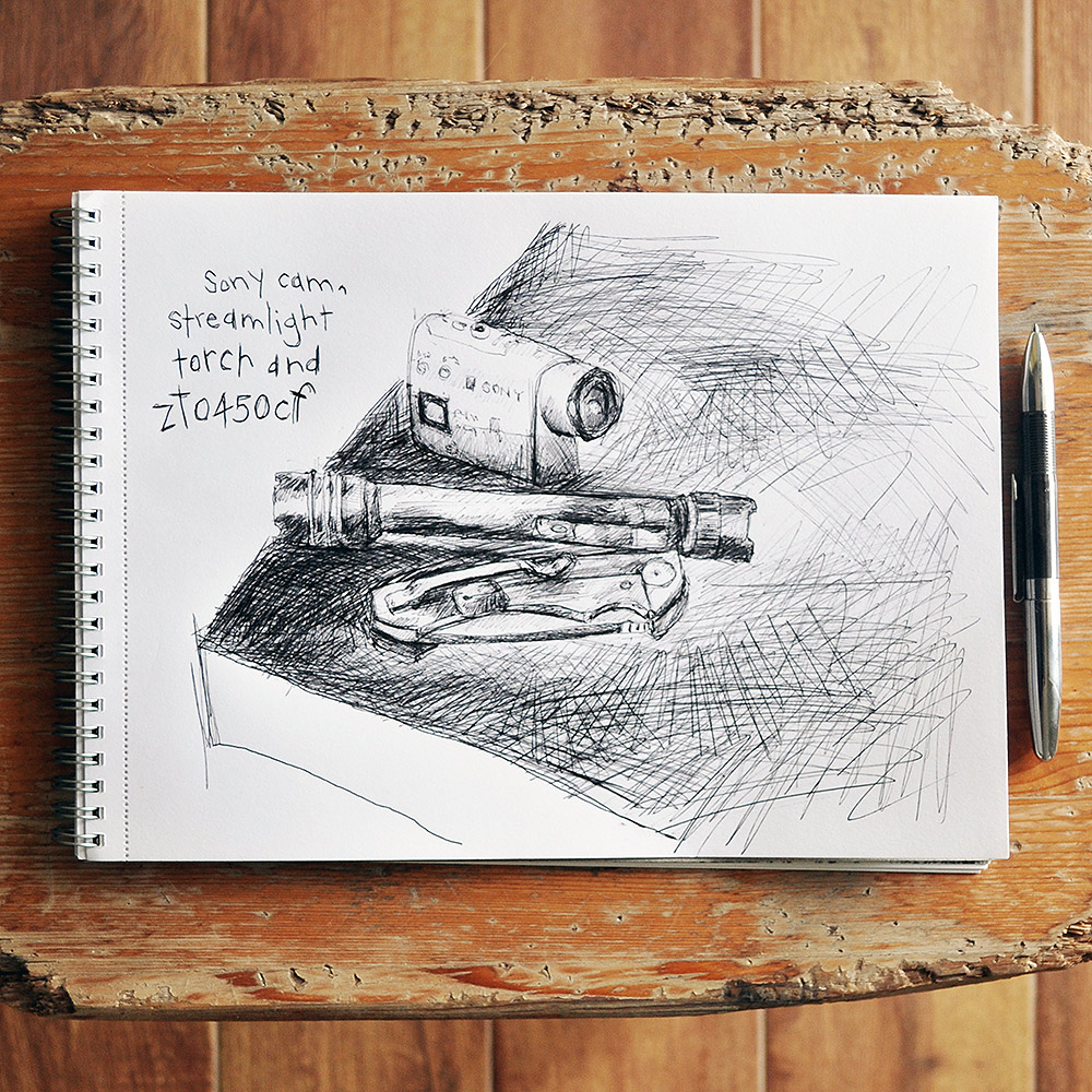 EDC Pen Drawing